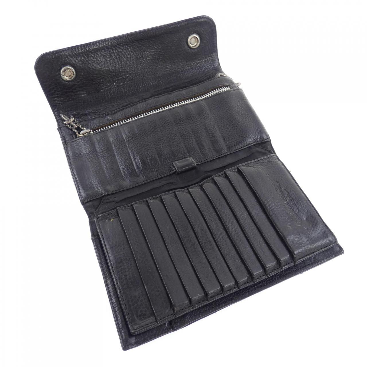 クロムハーツ CHROME HEARTS WAVE CROSS BTN　ウェーブ クロスボタン 2246 304 0501 0900 WALLET