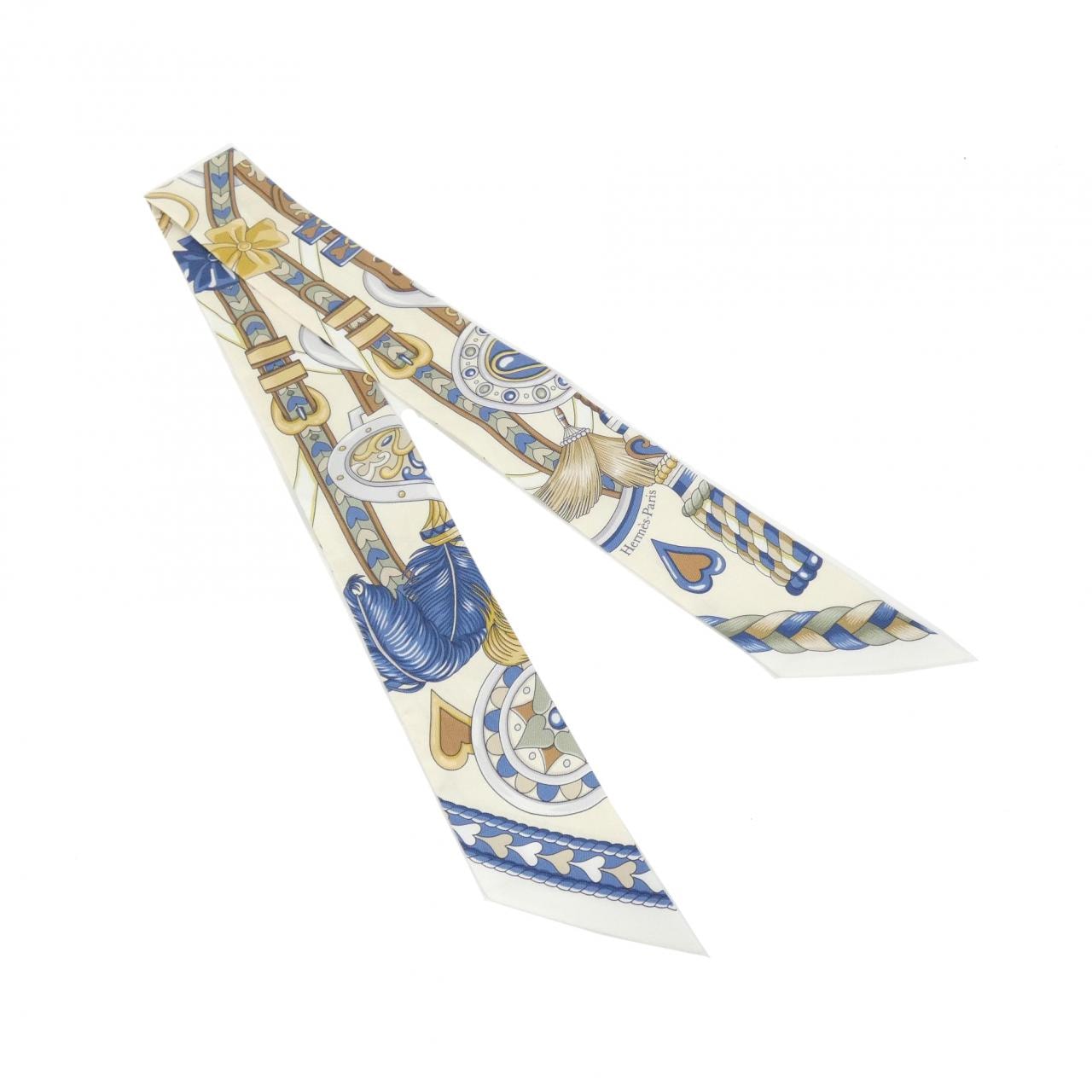 HERMES HARNAIS DE COEUR Twilly 064090S Scarf