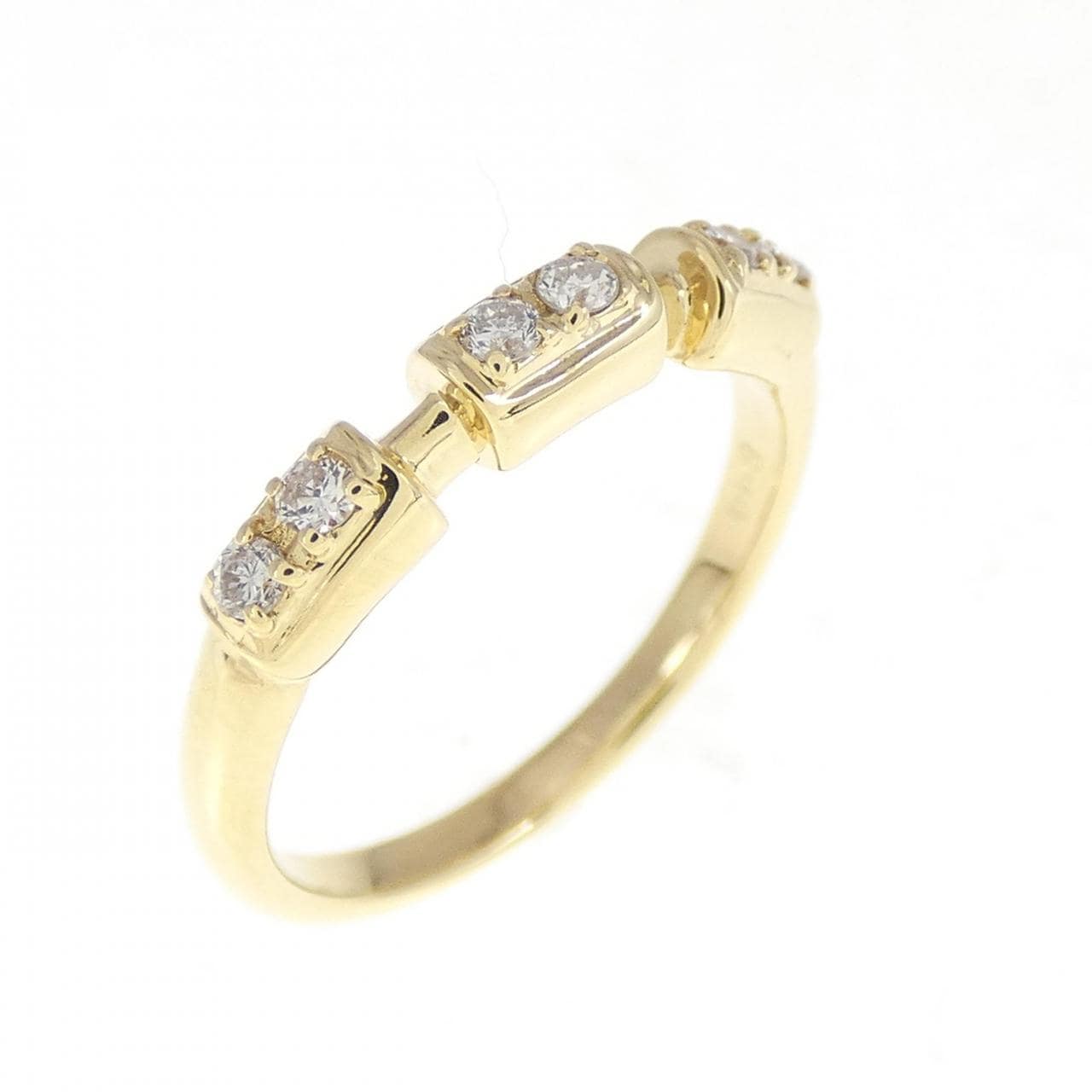 K18YG Diamond Pinky Ring 0.08CT