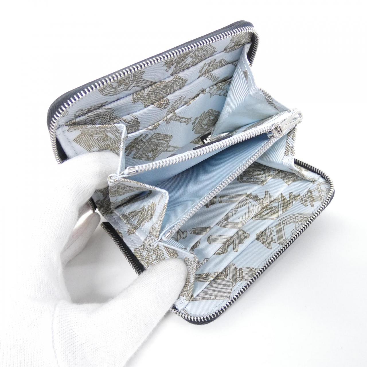 エルメス MERVILLEUSES LANTERNES シルク イン コンパクト 086387CK 財布