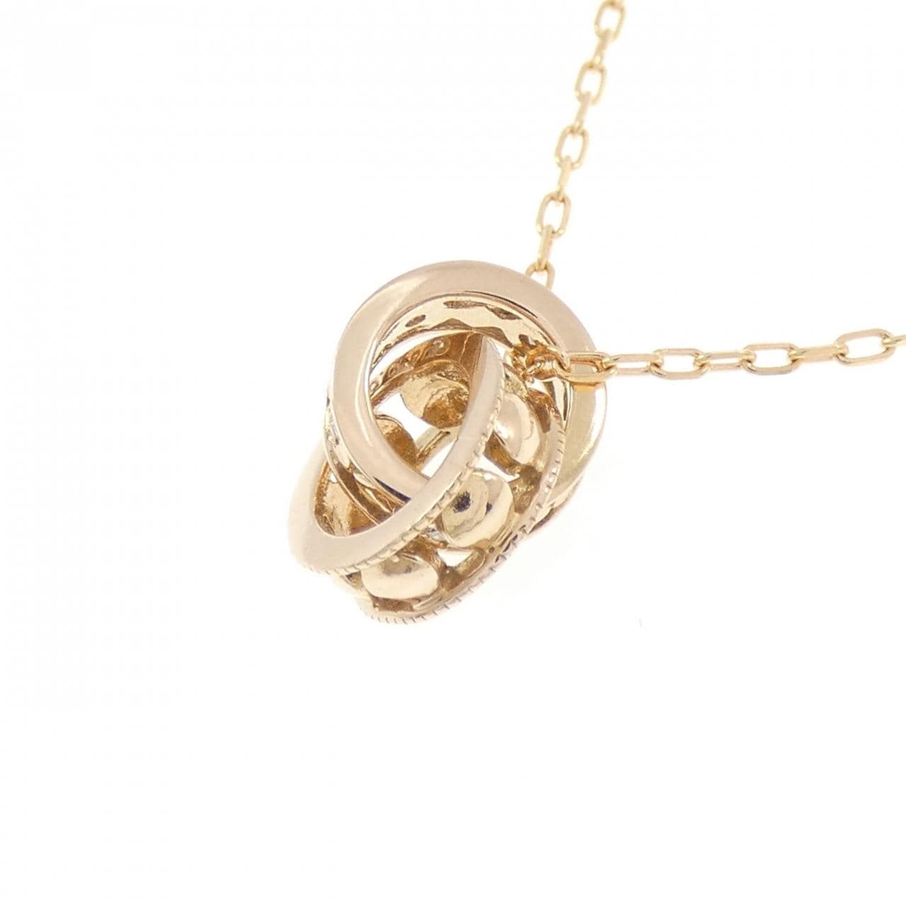 K18PG ダイヤモンド ネックレス 0.03CT