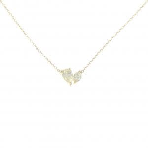 【新品】K18YG ダイヤモンド ネックレス 0.45CT