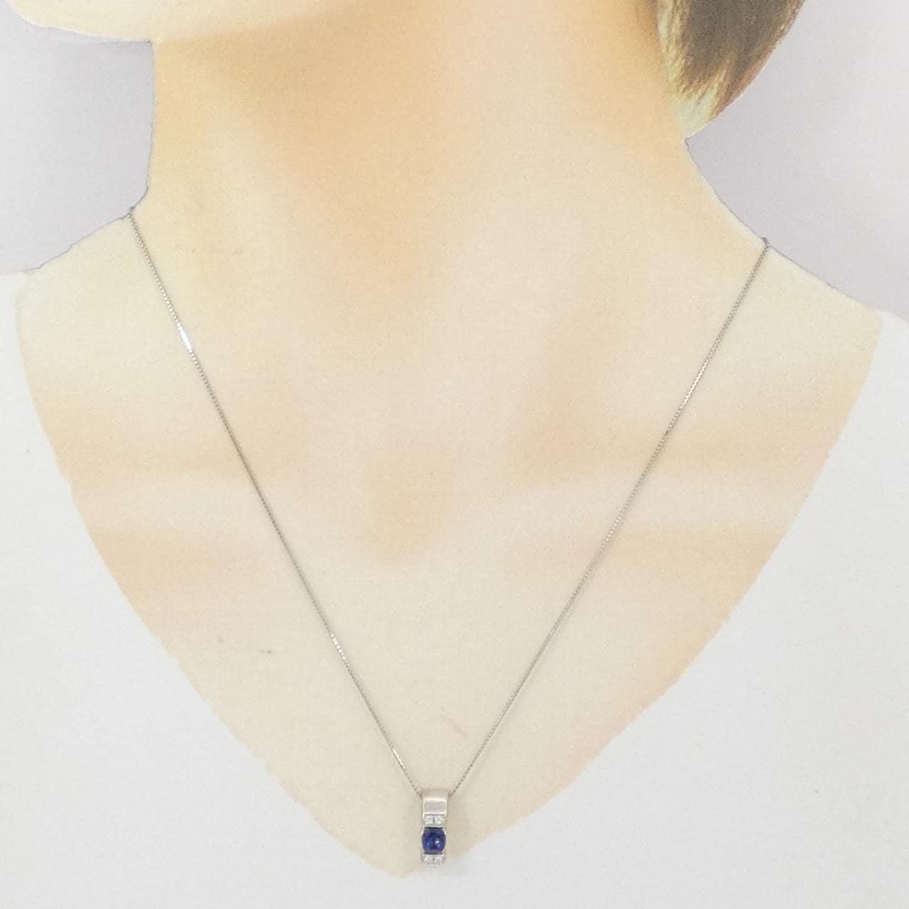 PT900/PT850 サファイヤ ネックレス 0.63CT