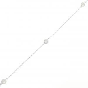 K18WG ダイヤモンド ブレスレット 0.25CT