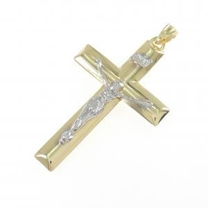 K18YG/K18WG クロス ペンダント