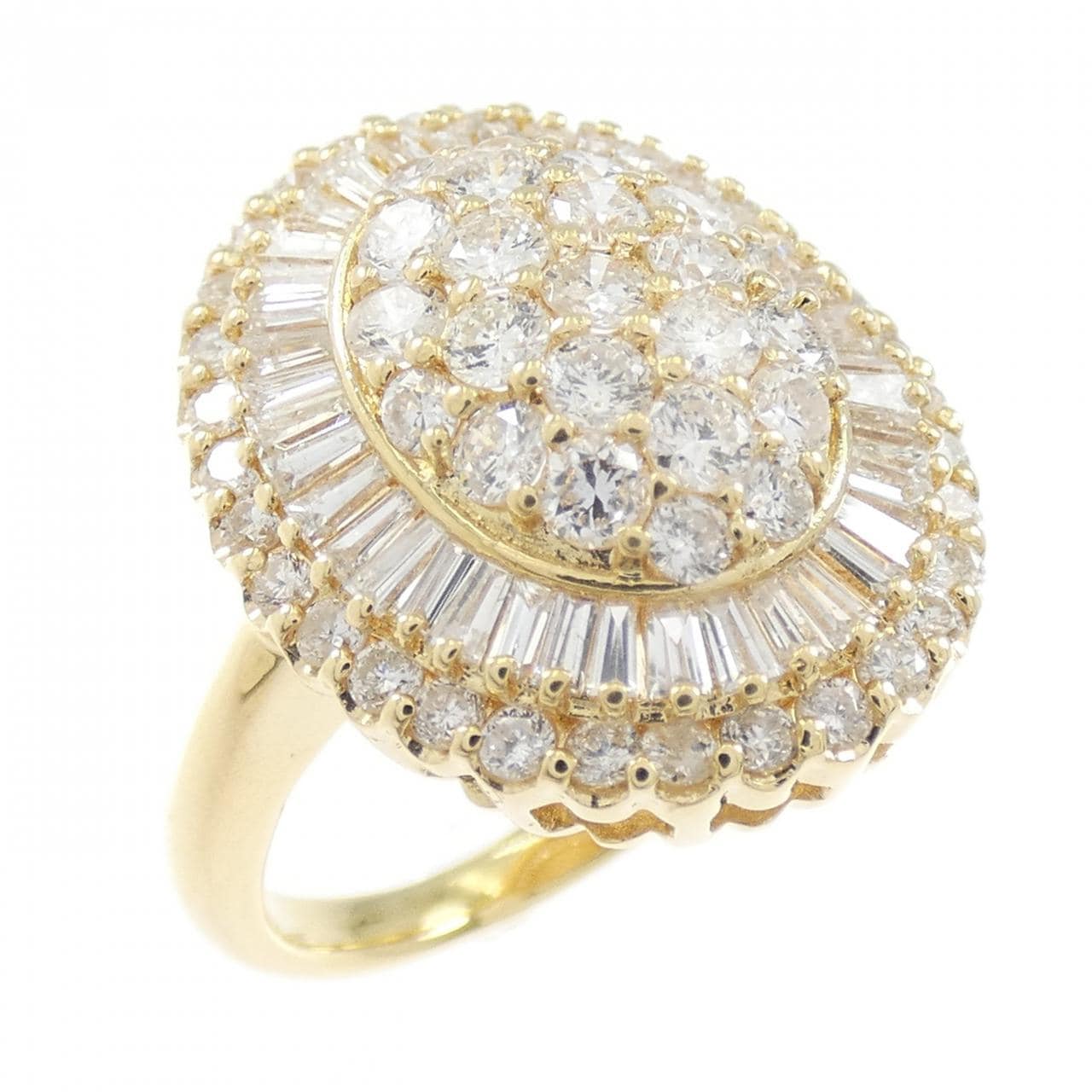 K18YG ダイヤモンド リング 2.00CT