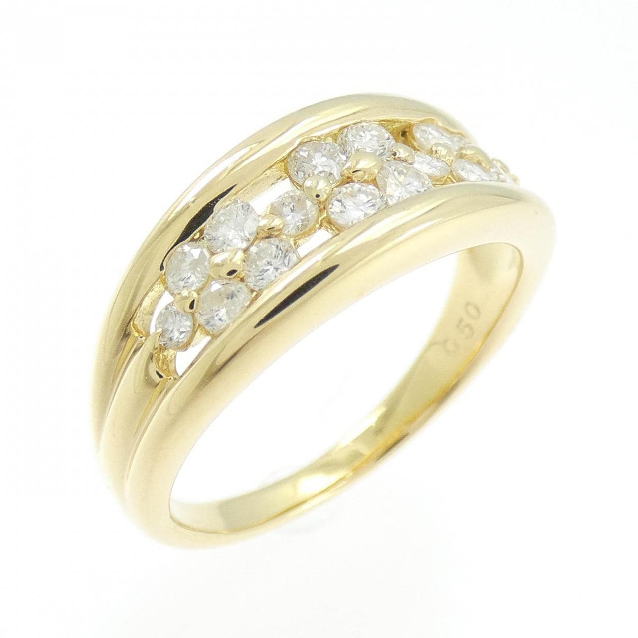 K18YG ダイヤモンド リング 0.50CT