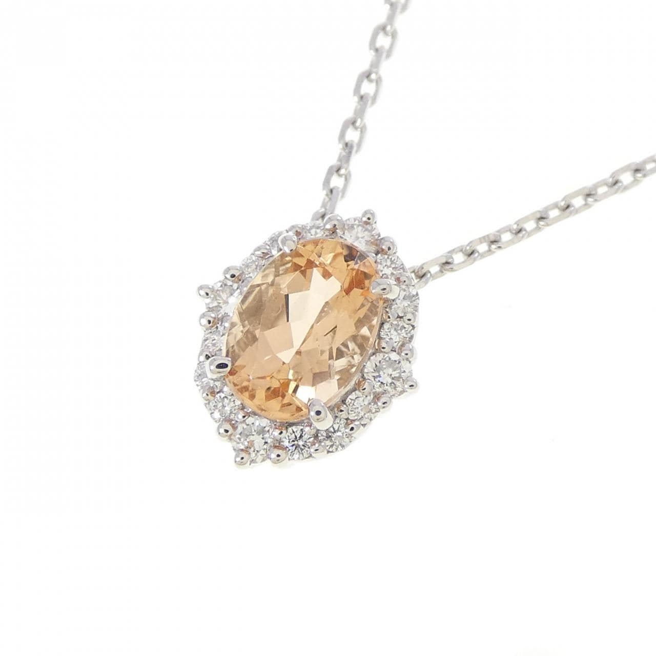 ギンザ タナカ インペリアルトパーズ ネックレス 1.04CT