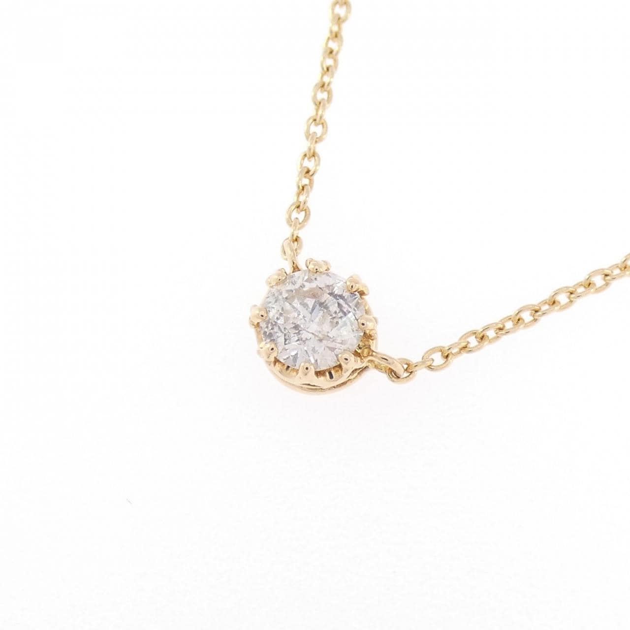 K18YG ダイヤモンド ネックレス 0.25CT