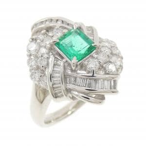 PT900 エメラルド リング 0.54CT