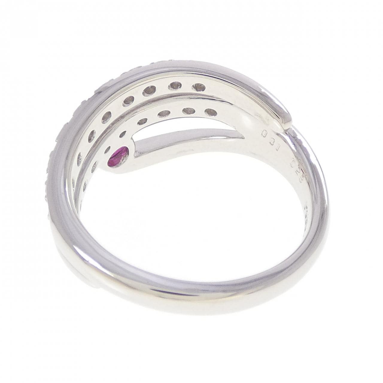PT900 ルビー リング 0.31CT