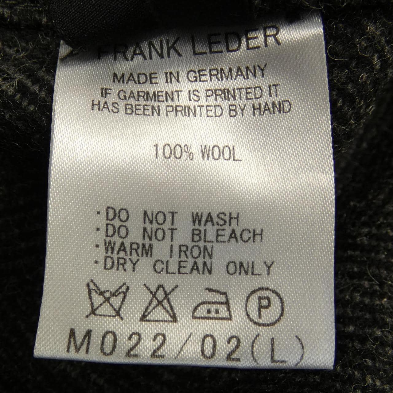 フランクリーダー FRANK LEDER ジャケット