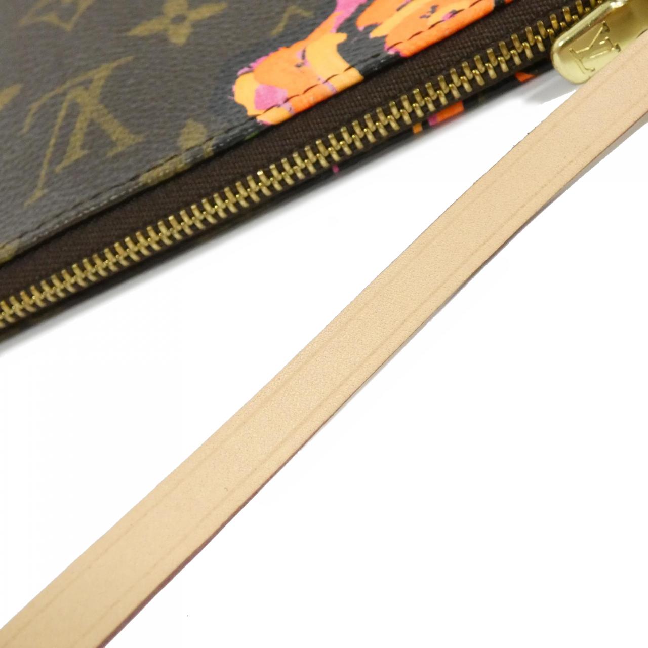 ルイヴィトン モノグラム ローズ(スティーブン スプラウス) ポシェット アクセソワール M48615 アクセサリーポーチ