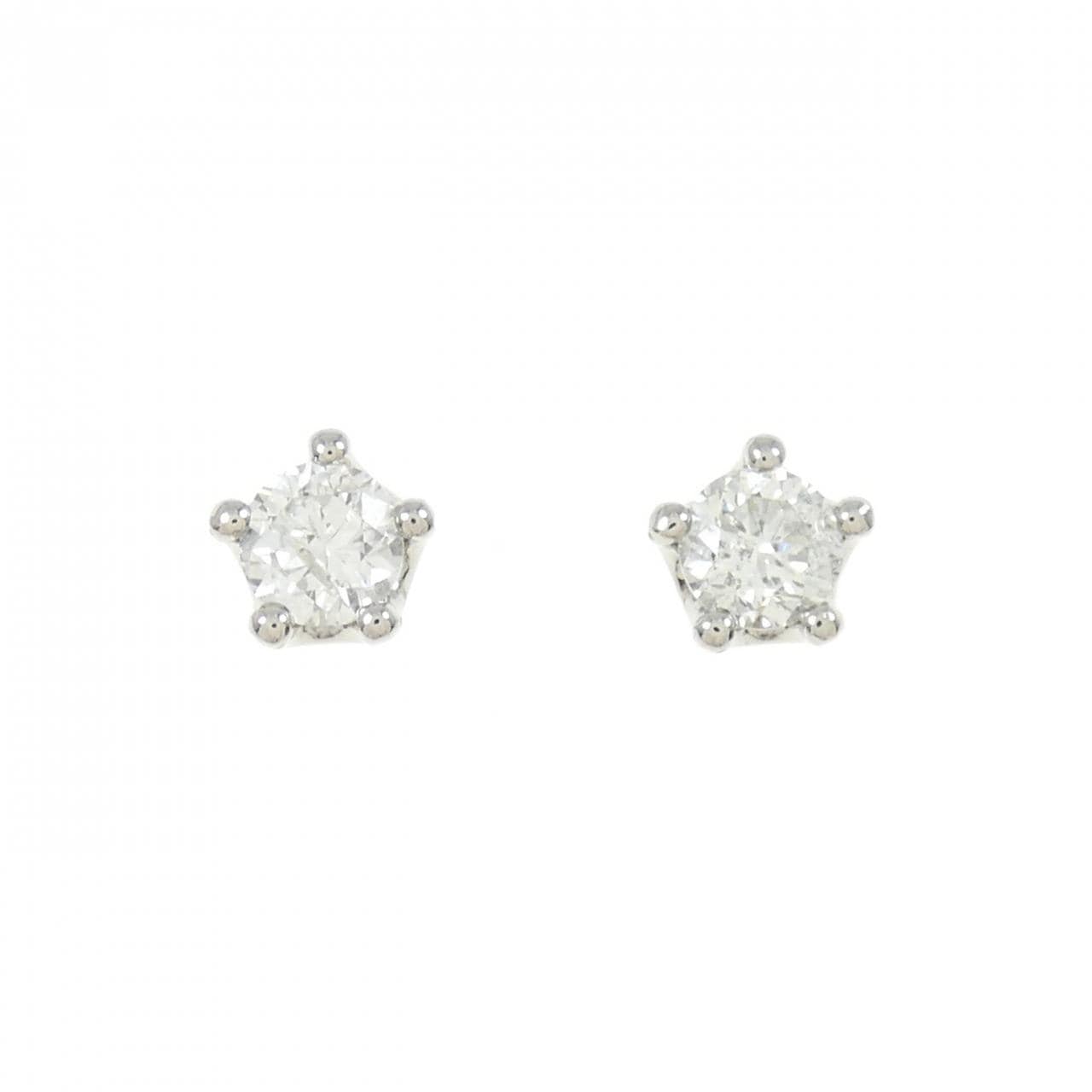 PT ダイヤモンド ピアス 0.60CT