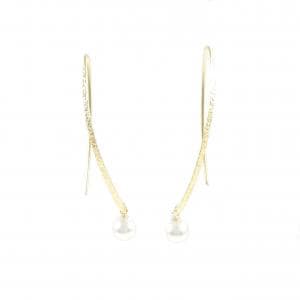 K18YG アコヤパール ピアス 5.5mm