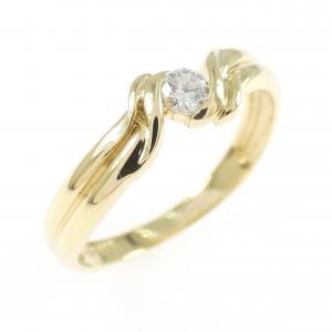 K18YG ダイヤモンド リング 0.08CT