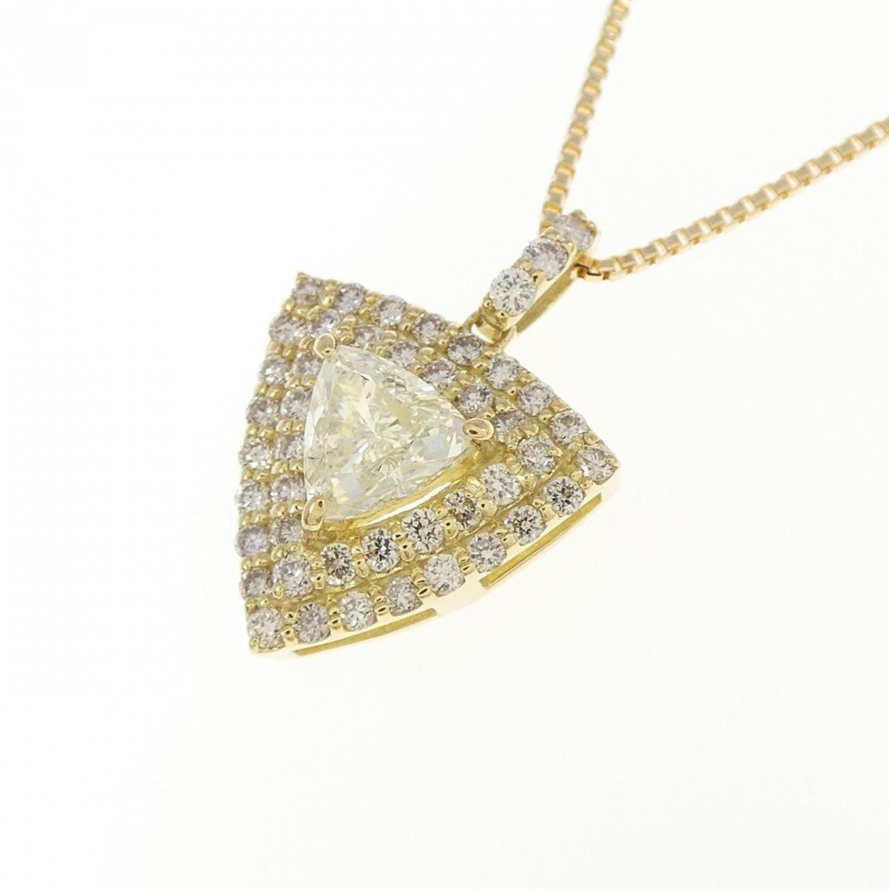 【新品】K18YG ダイヤモンド ネックレス 0.30CT
