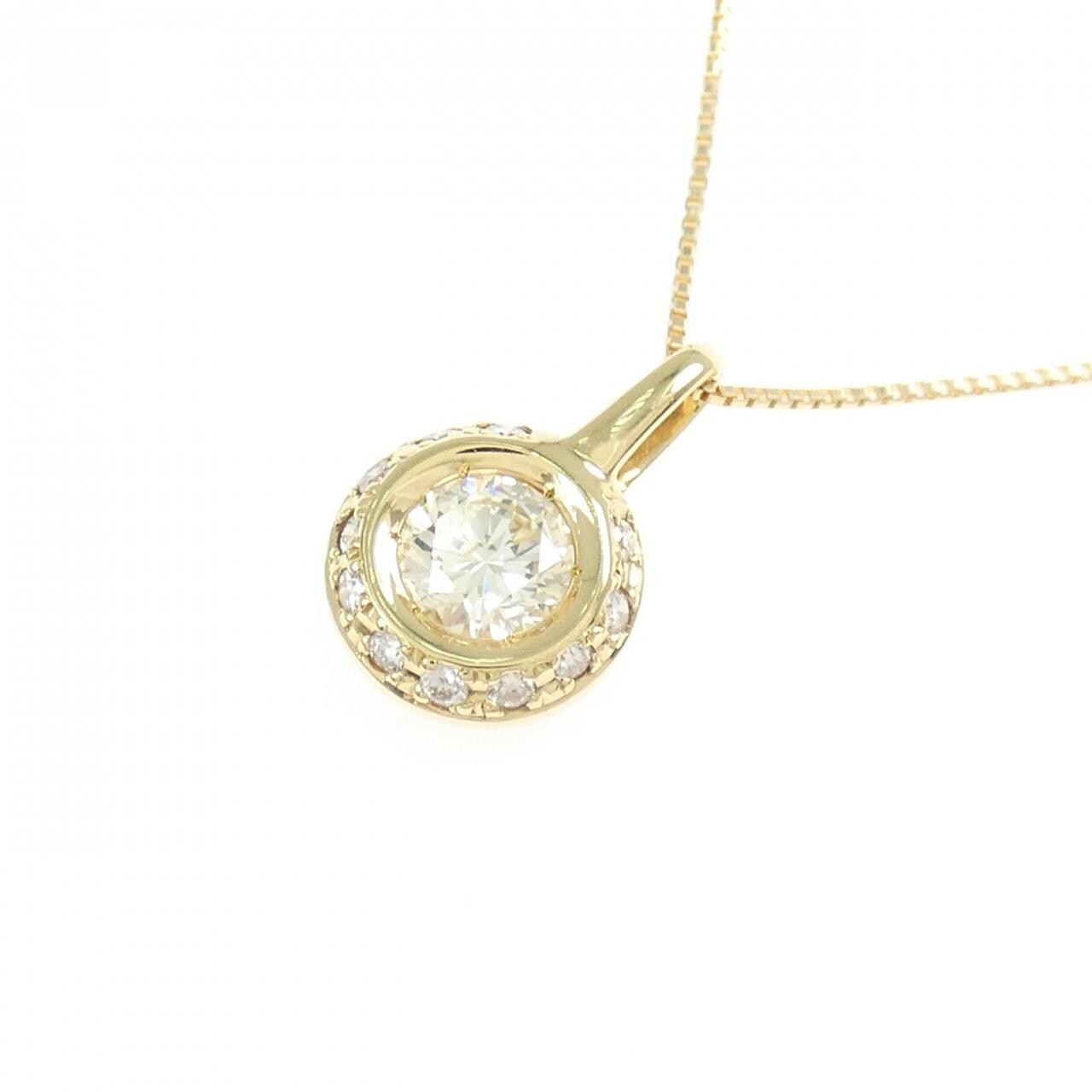 K18YG ダイヤモンド ネックレス 0.380CT