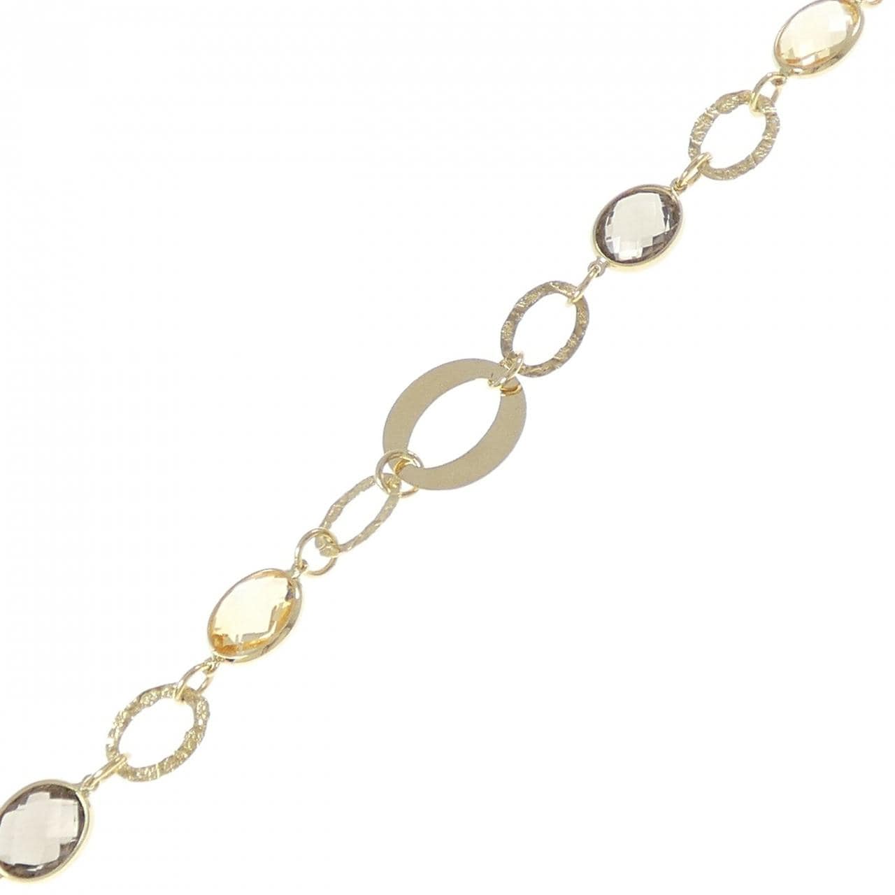 750YG シトリン ブレスレット