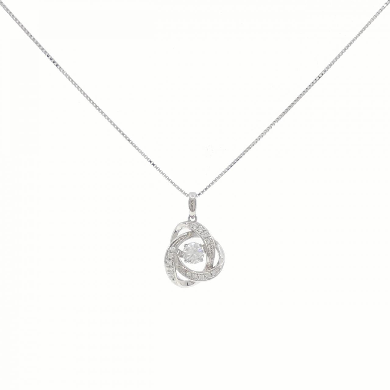 PT900/PT850 ダイヤモンド ネックレス 0.430CT