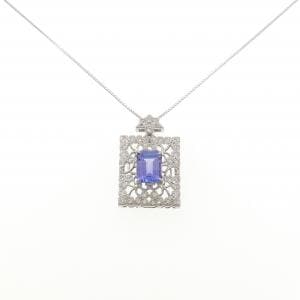 K18WG タンザナイト ネックレス 2.47CT