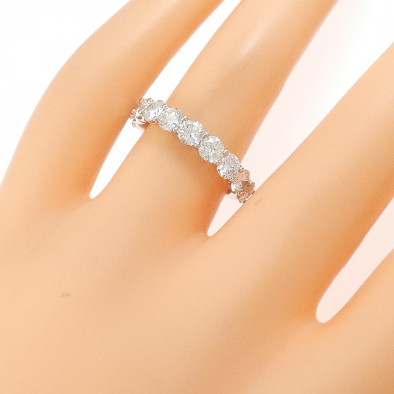 PT900 ハーフエタニティ ダイヤモンド リング 1.89CT