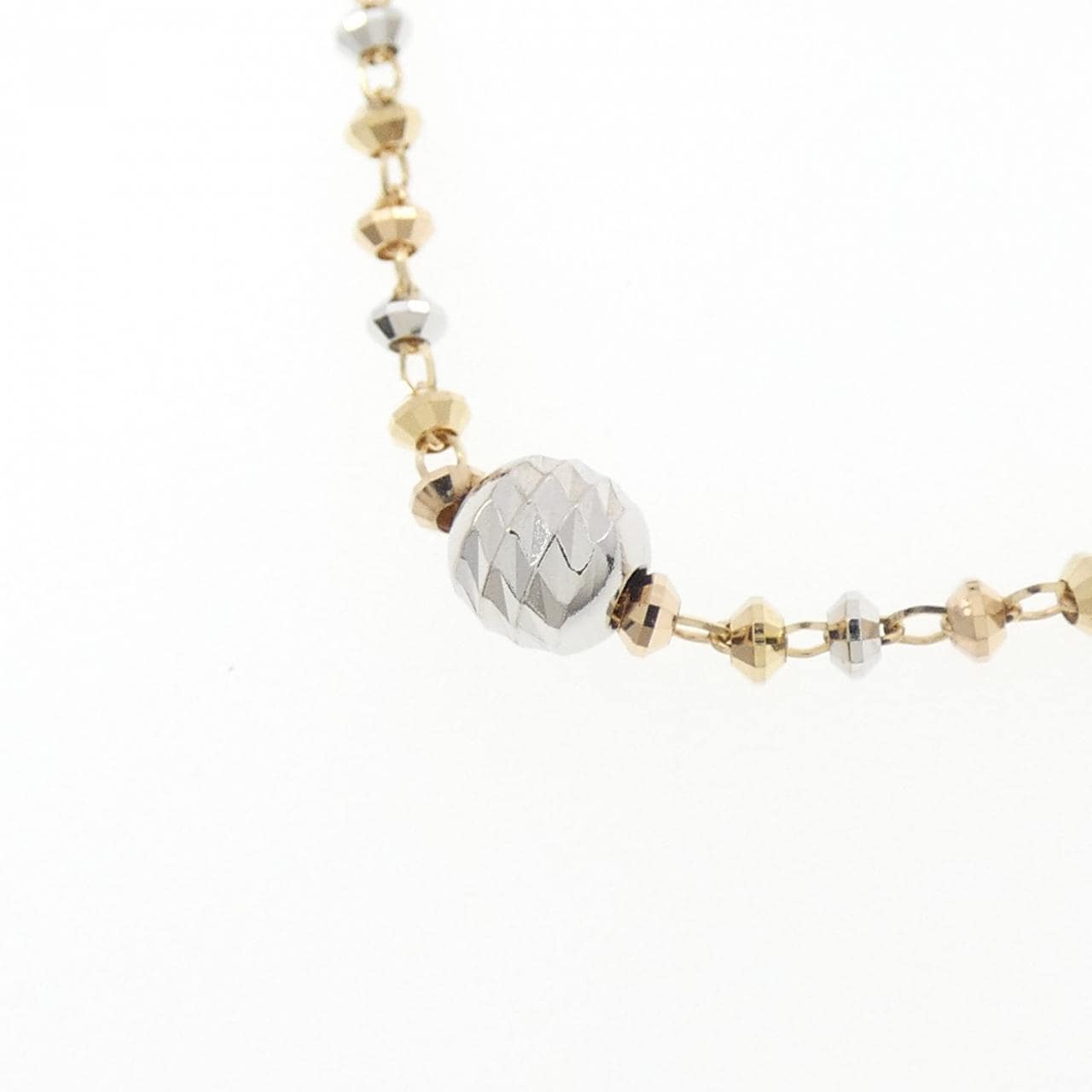 K18スリーカラー ネックレス