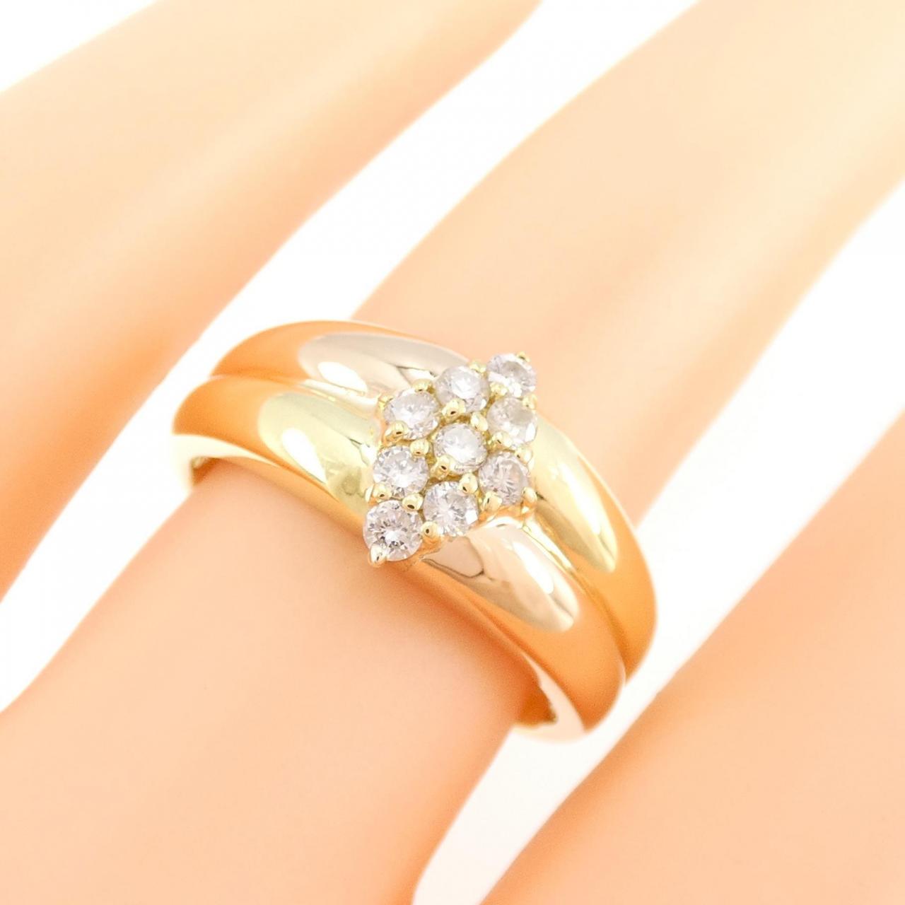 コメ兵｜K18YG/K18PG ダイヤモンド リング 0.24CT｜ジュエリー｜リング