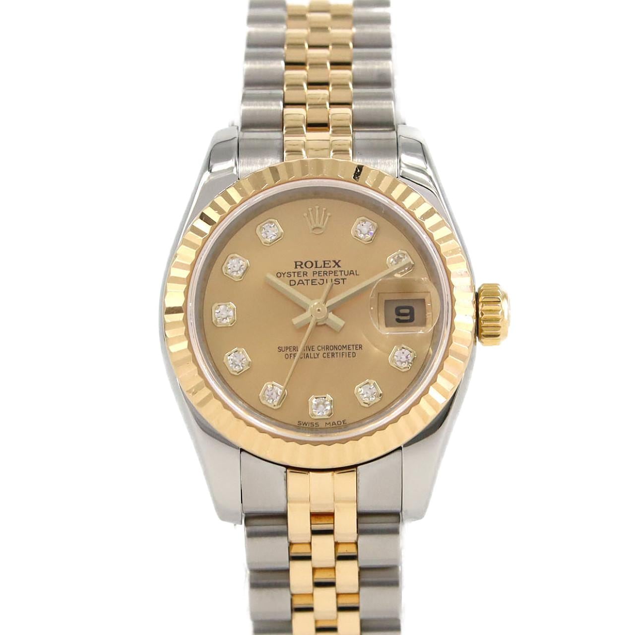 ロレックス デイトジャスト 179173G SSxYG 自動巻 M番