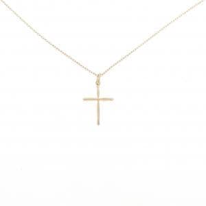 K10YG クロス ネックレス