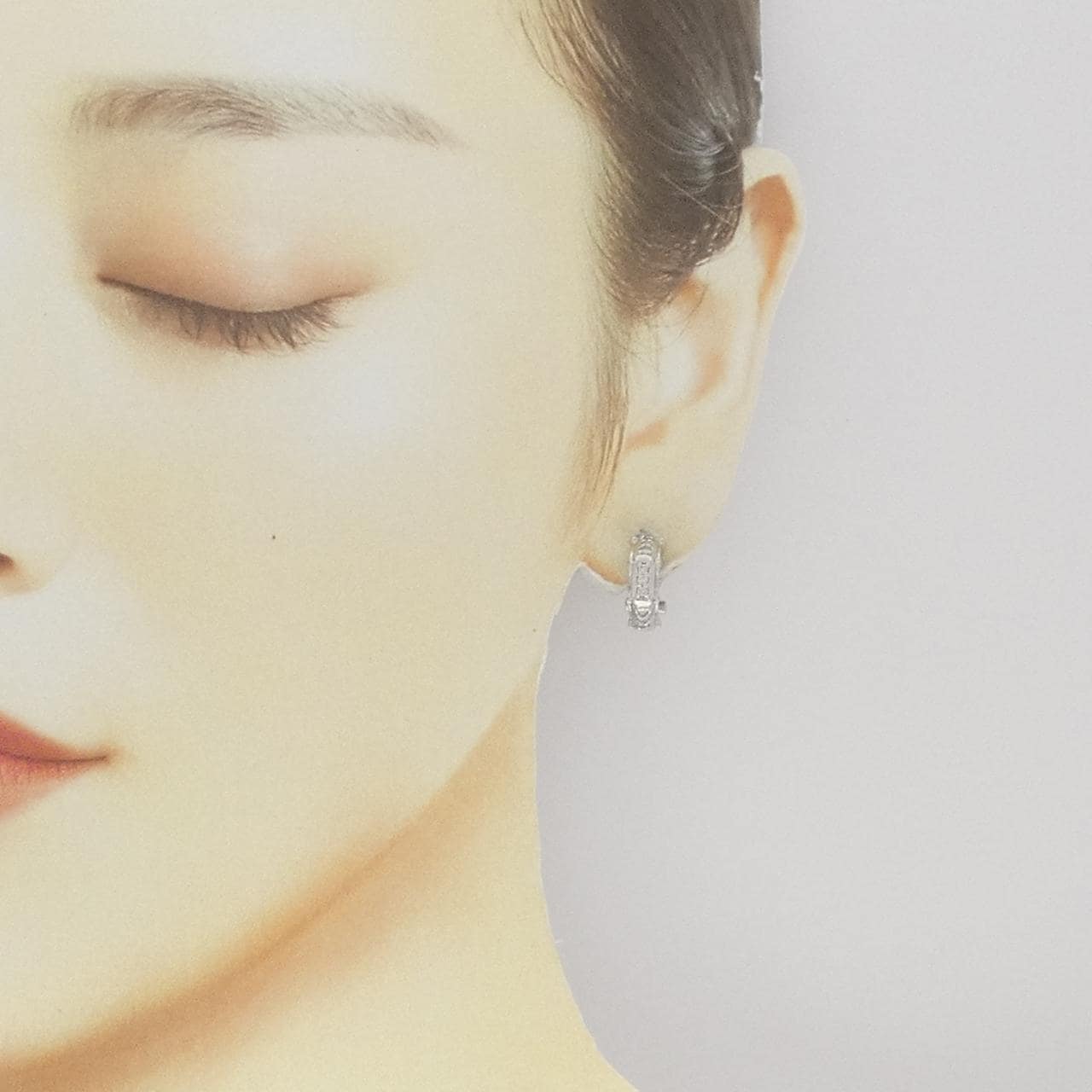 PT900 ダイヤモンド ピアス 0.26CT
