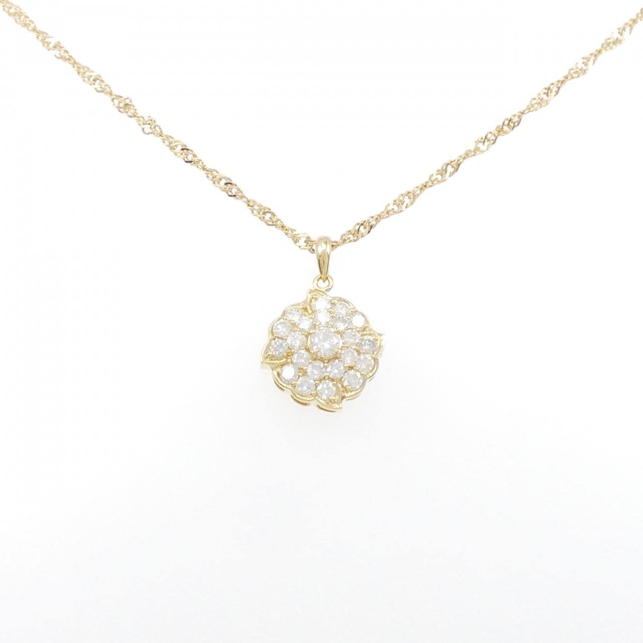 K18YG ダイヤモンド ネックレス 2.00CT