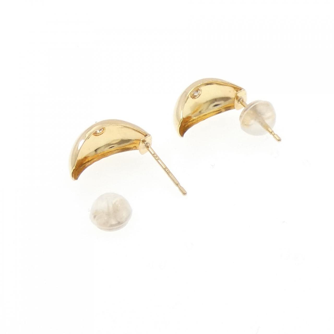 K18YG ダイヤモンド ピアス 0.06CT