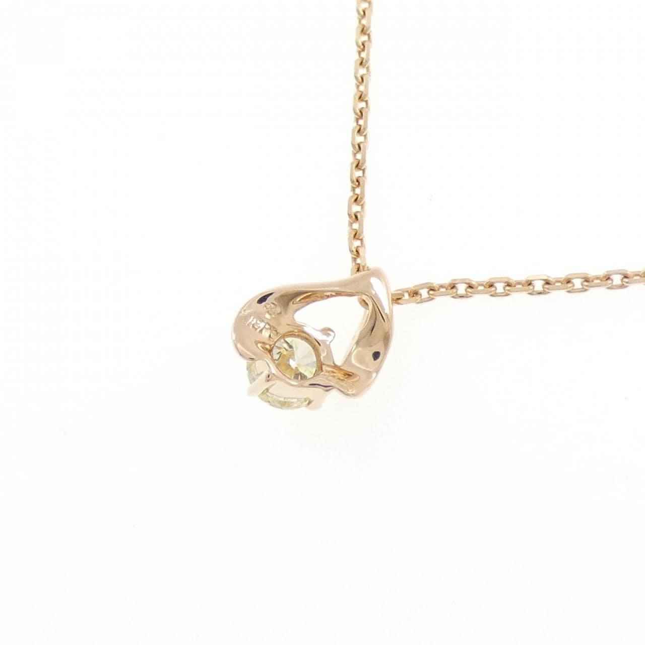 K18PG ダイヤモンド ネックレス 0.26CT