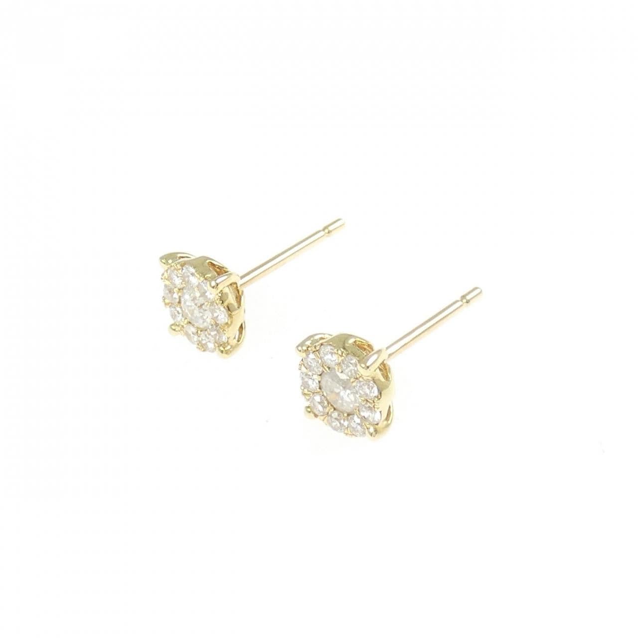 K18YG ダイヤモンド ピアス 0.44CT
