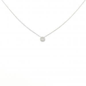 K18WG ダイヤモンド ネックレス 0.10CT