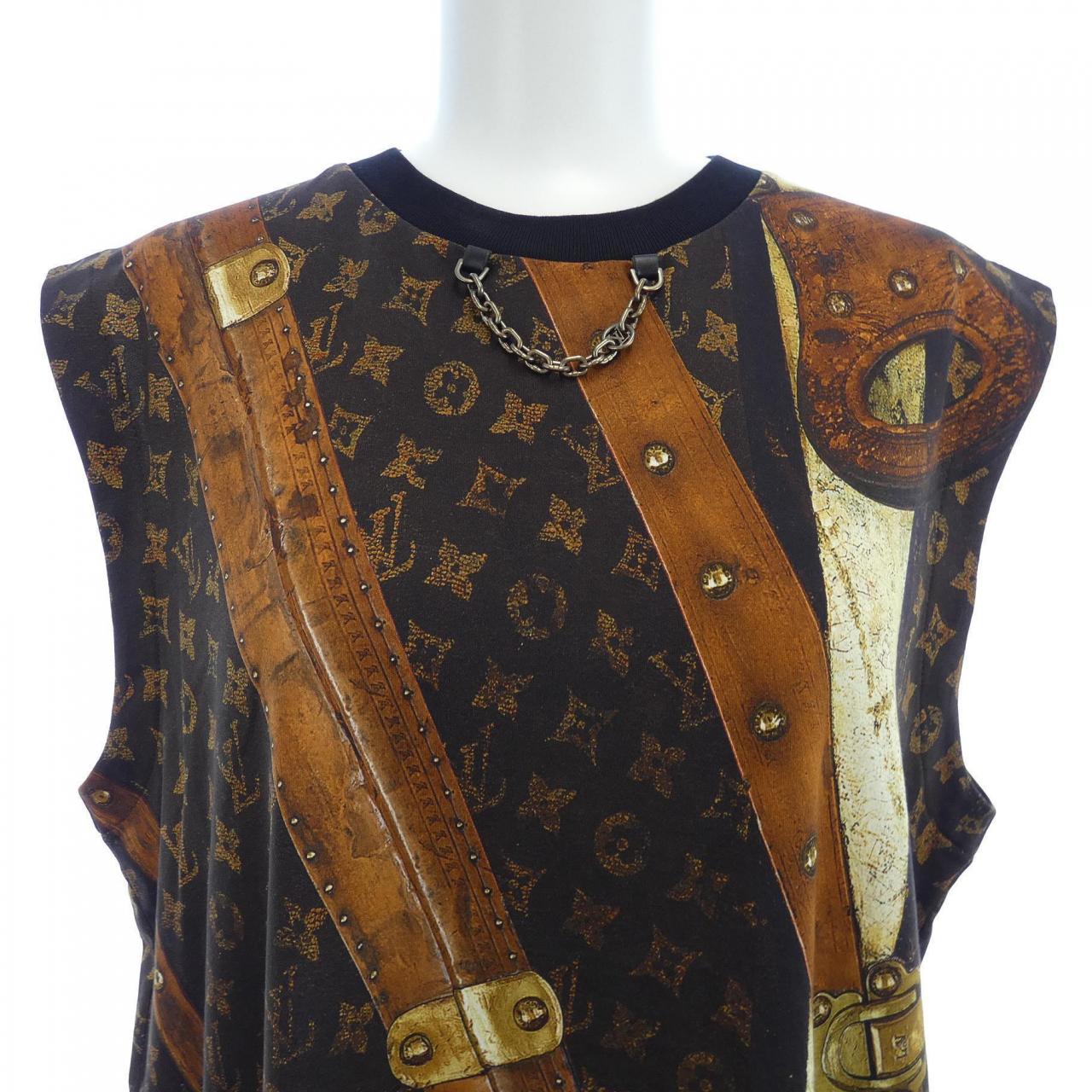 ルイヴィトン LOUIS VUITTON スリーブレスLVトランクTシャツ FRJD93QVR トップス