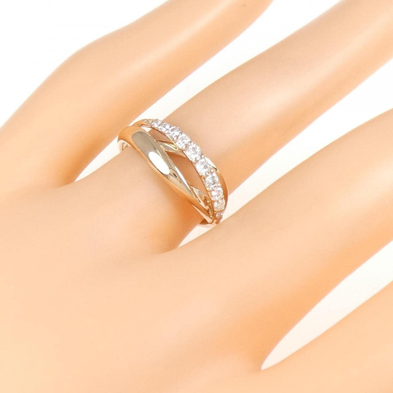 K18PG ダイヤモンド リング 0.20CT