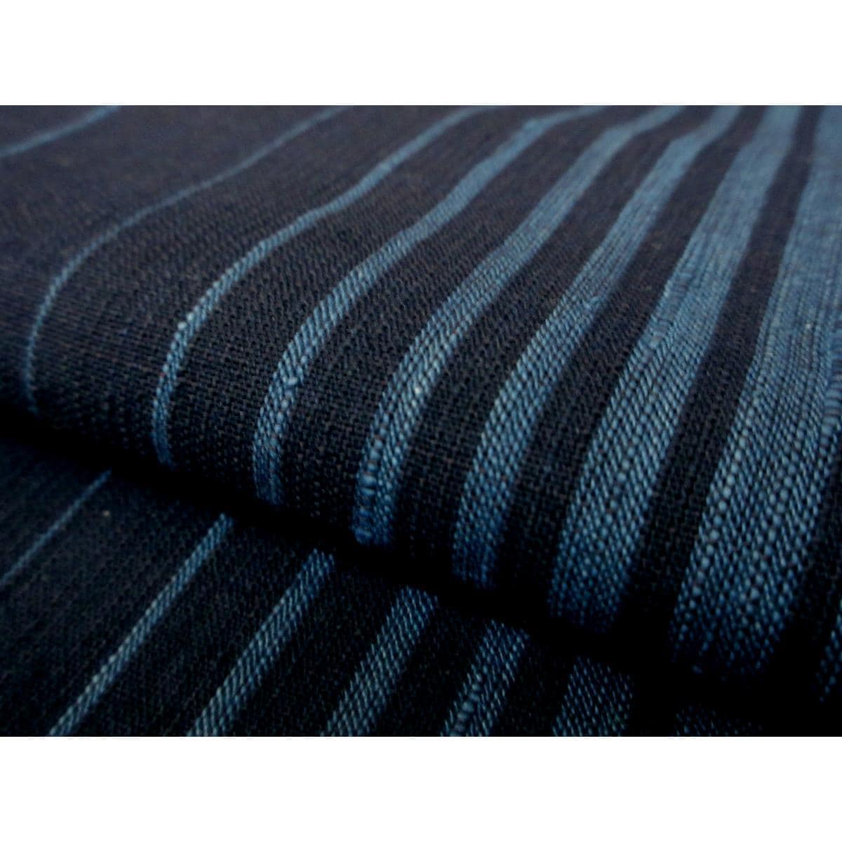 【未使用品】着尺反物　片貝木綿　紺仁【小千谷】