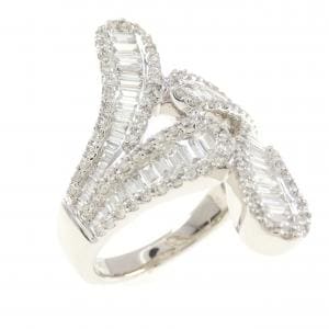 K18WG ダイヤモンド リング 1.30CT