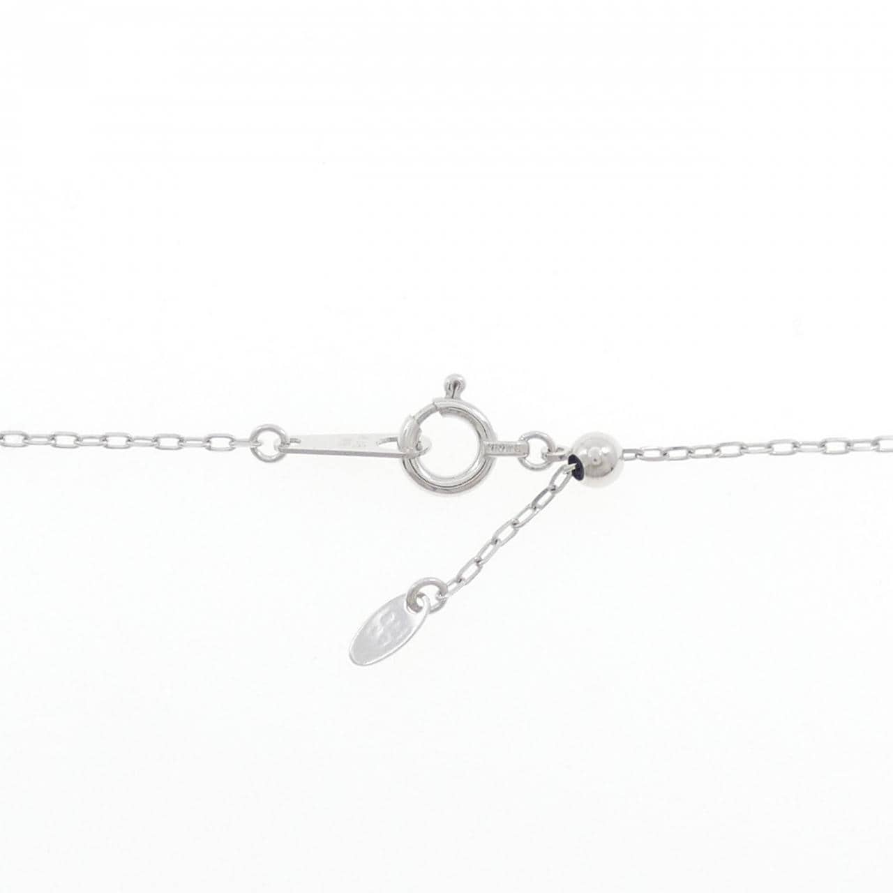 K18WG ダイヤモンド ネックレス 0.11CT