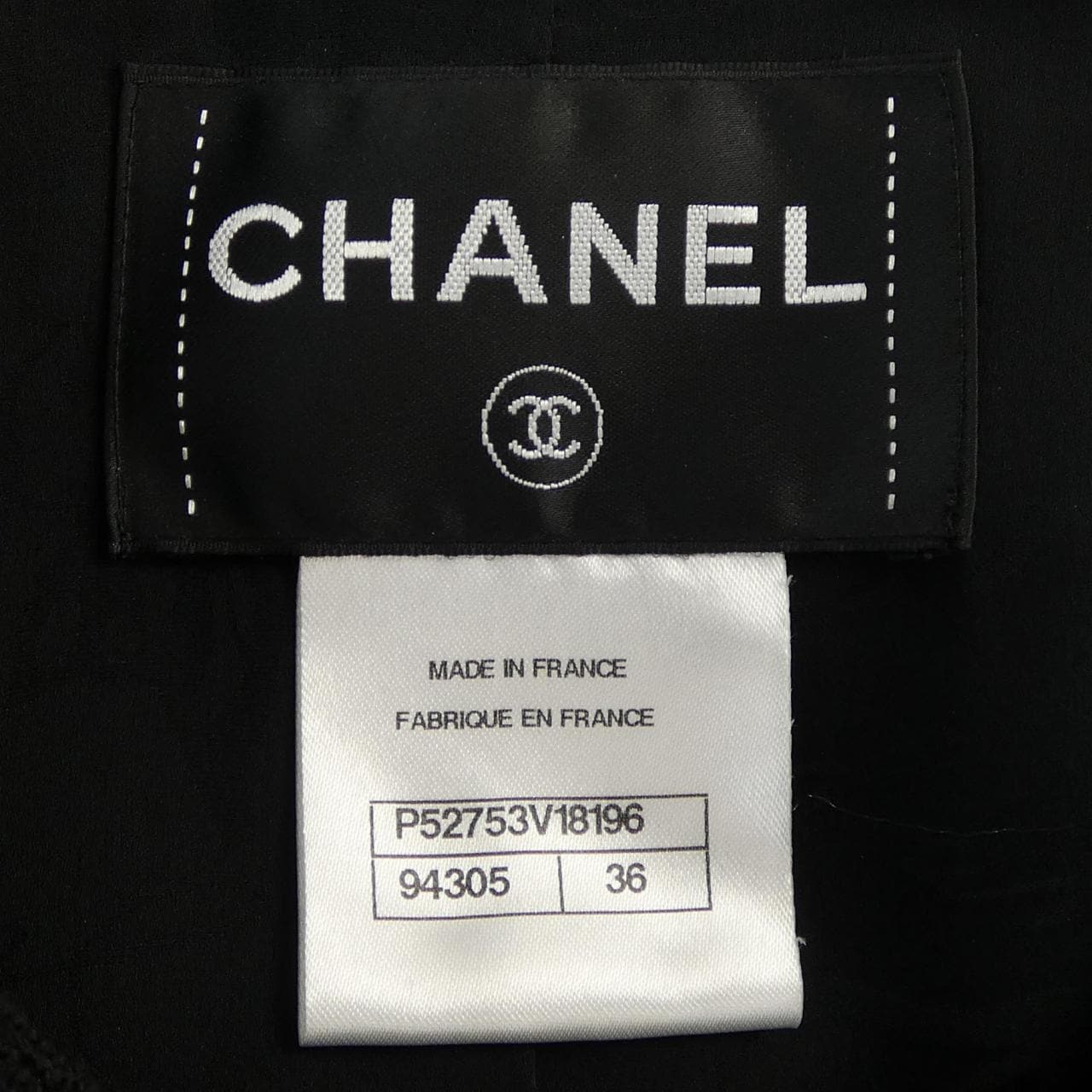 シャネル CHANEL P52753V18196 15K ノーカラージャケット