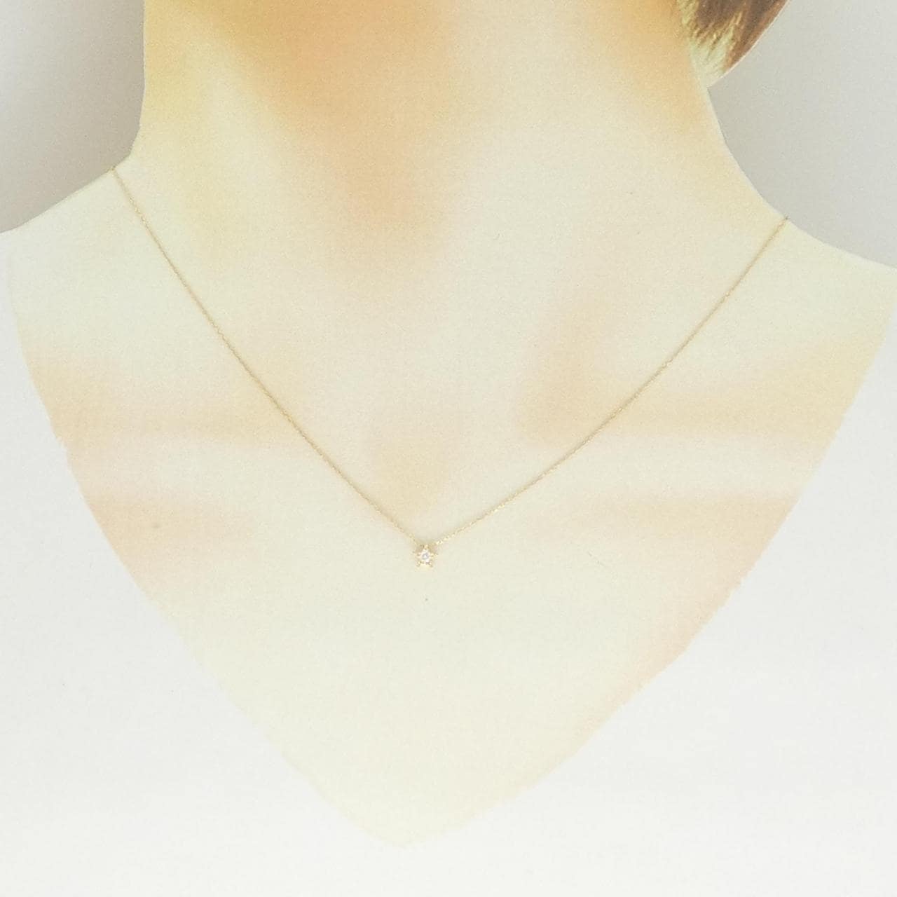 スタージュエリー ダイヤモンド ネックレス 0.04CT