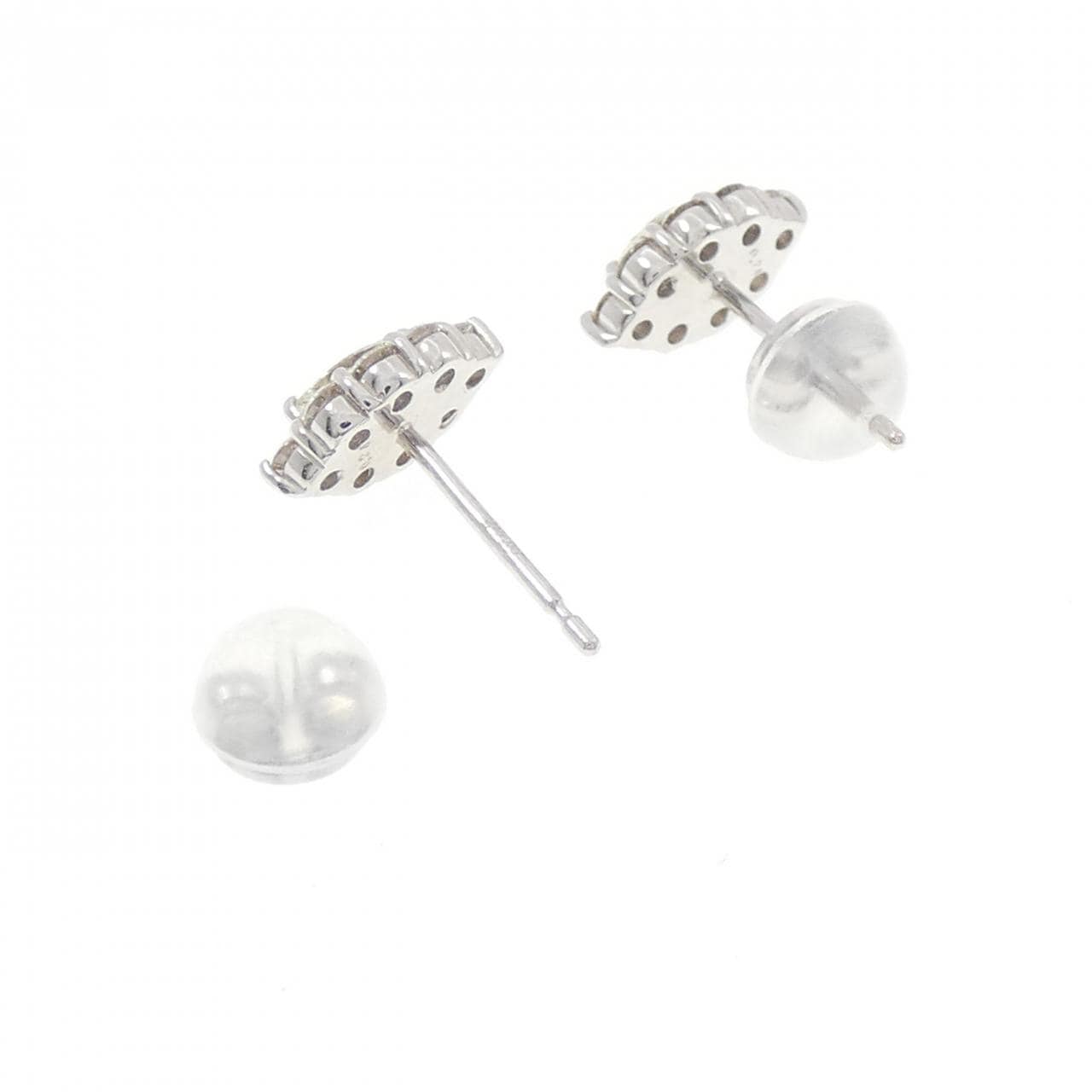 K18WG ダイヤモンド ピアス 0.48CT