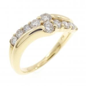 K18YG ダイヤモンド リング 0.50CT