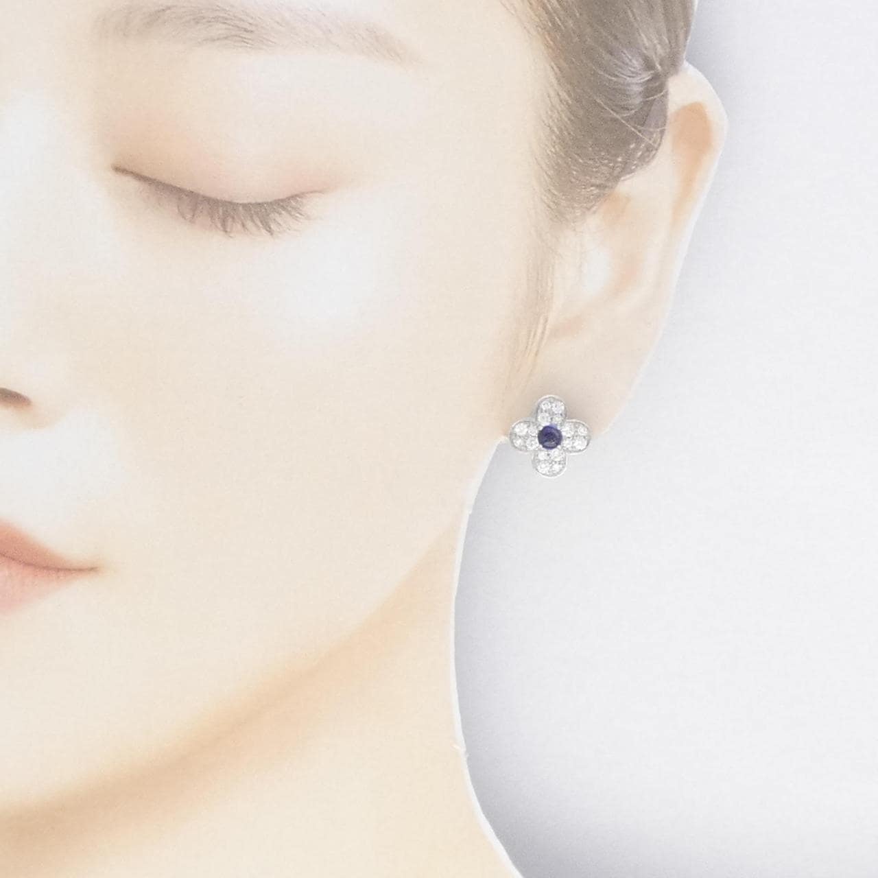 梵克雅耳夹(Van cleef & Arpels) 三重耳环