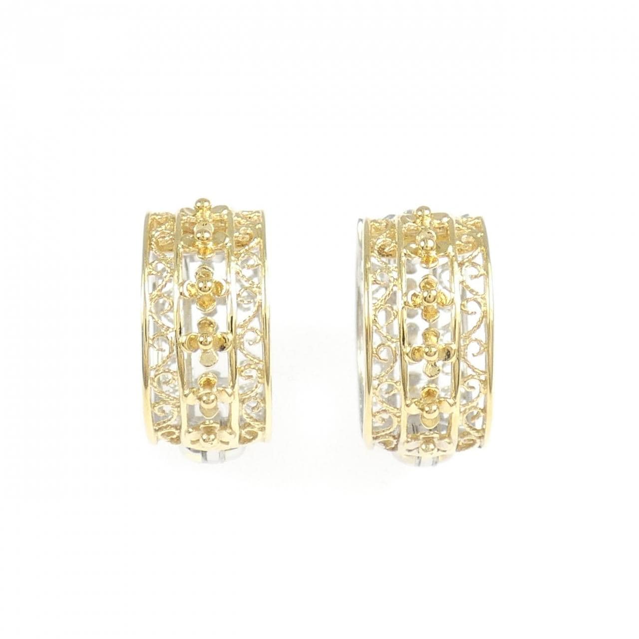 K18YG/K14WG イヤリング