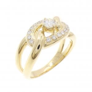 K18YG ダイヤモンド リング 0.44CT