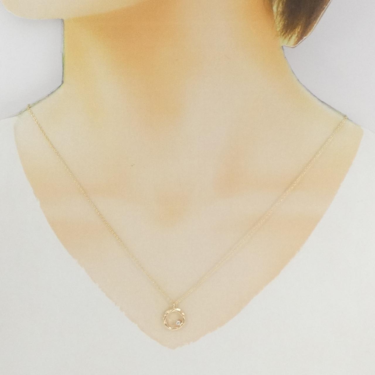 14KYG ダイヤモンド ネックレス