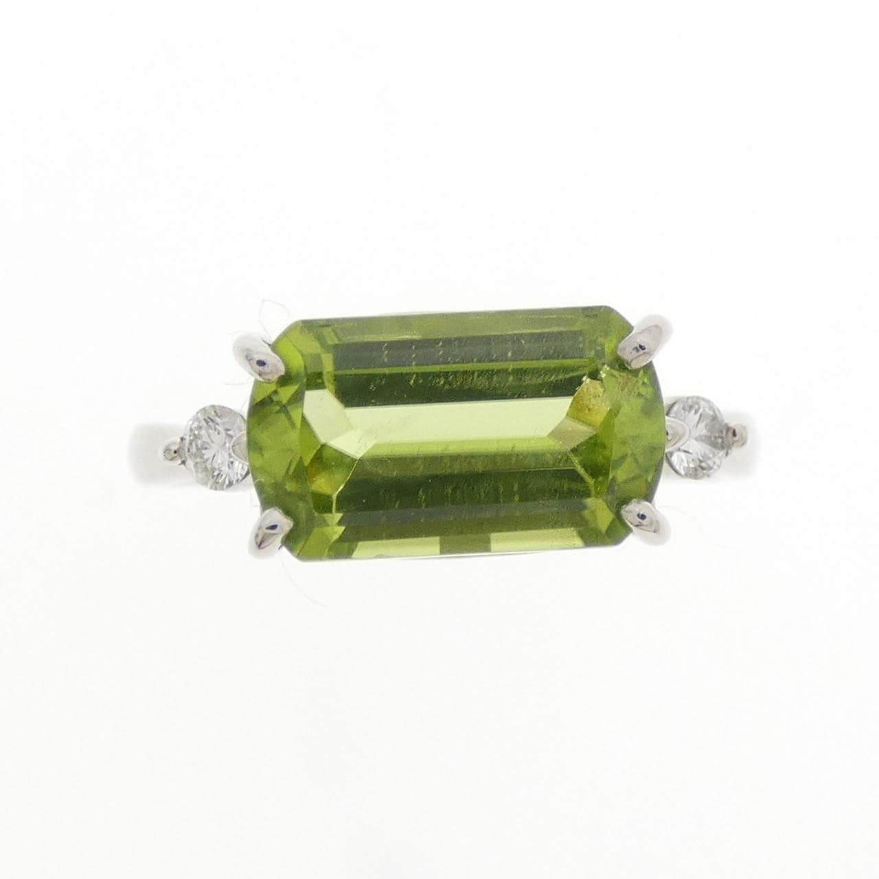 PT900 ペリドット リング 2.24CT